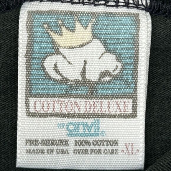 Vintage Harveys Lake Tahoe Hotel Casino T Shirt Mens X-Large Mock Neck LS Black - Picture 7 of 8